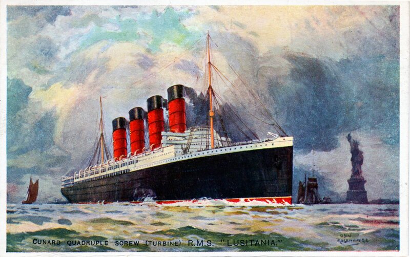 RMS Lusitania Ship