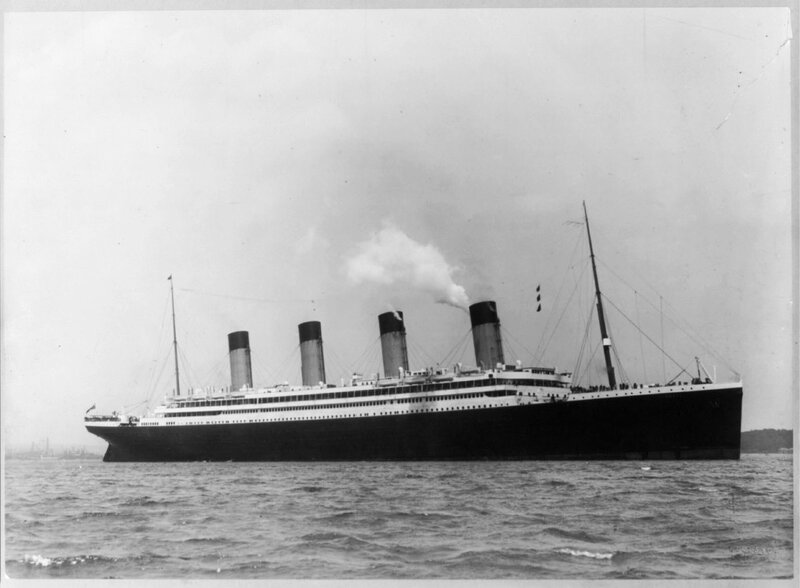 RMS Titanic at sea