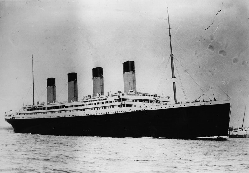 RMS Titanic at sea
