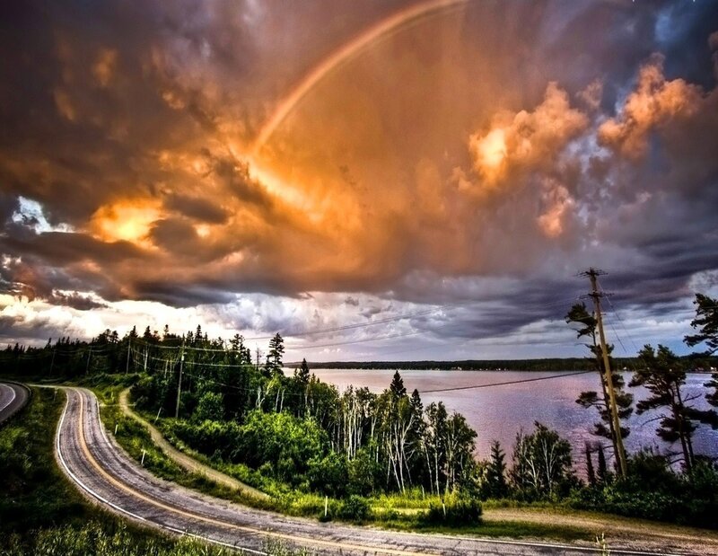 Road Beside Lake