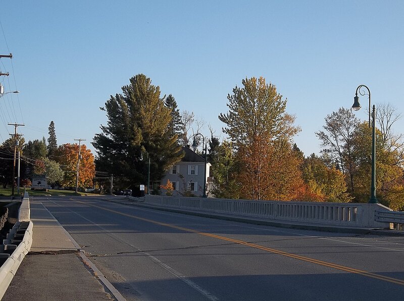 Road Bridge in Autumn