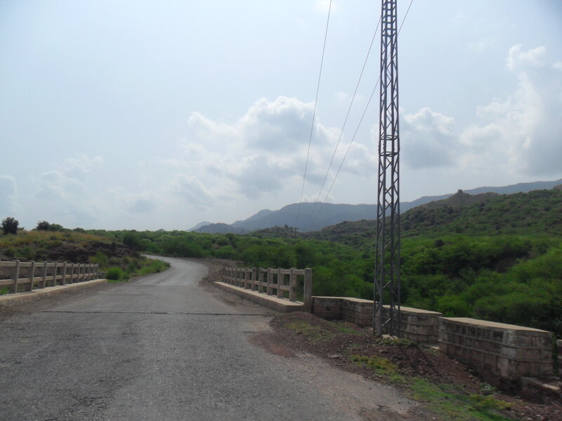 Road Bridge in Mountains