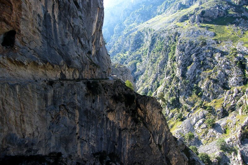 Road Carved into Cliff