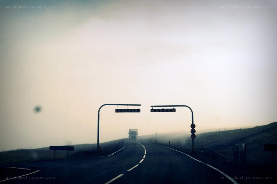 Road in the mist