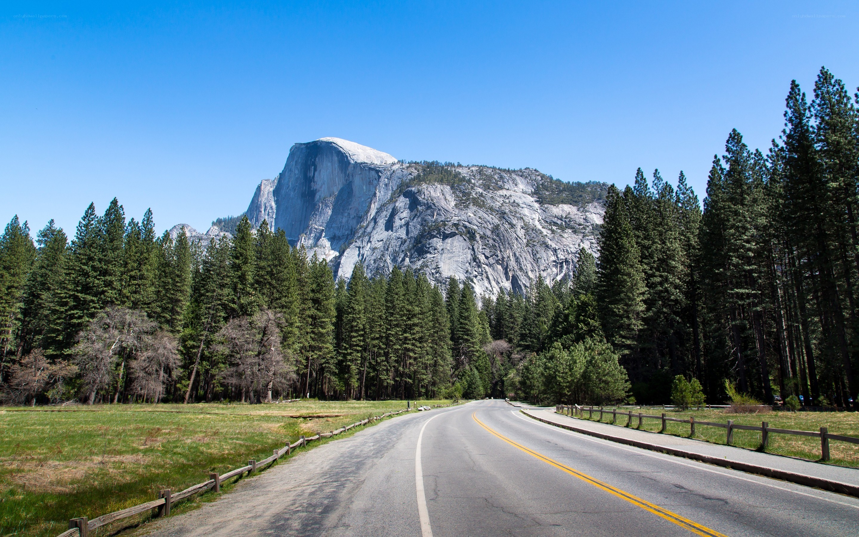Road leading to Half Dome