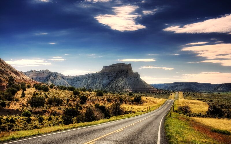 Road Leading to Mesa
