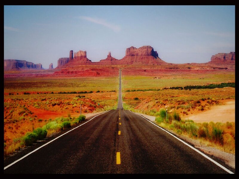 Road Leading to Mesas