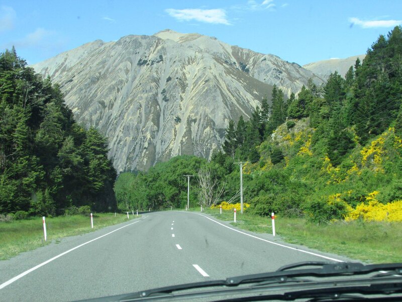Road Leading to Mountain — Green