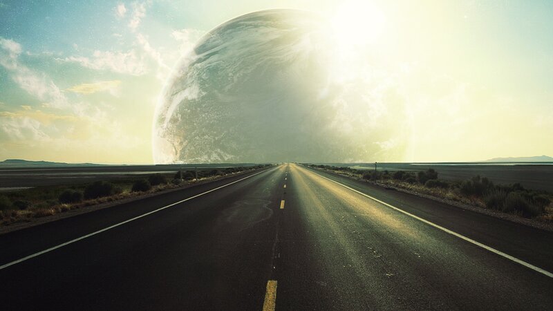 Road Leading to Planet
