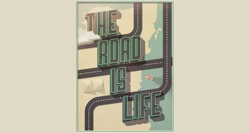 Road Map Illustration