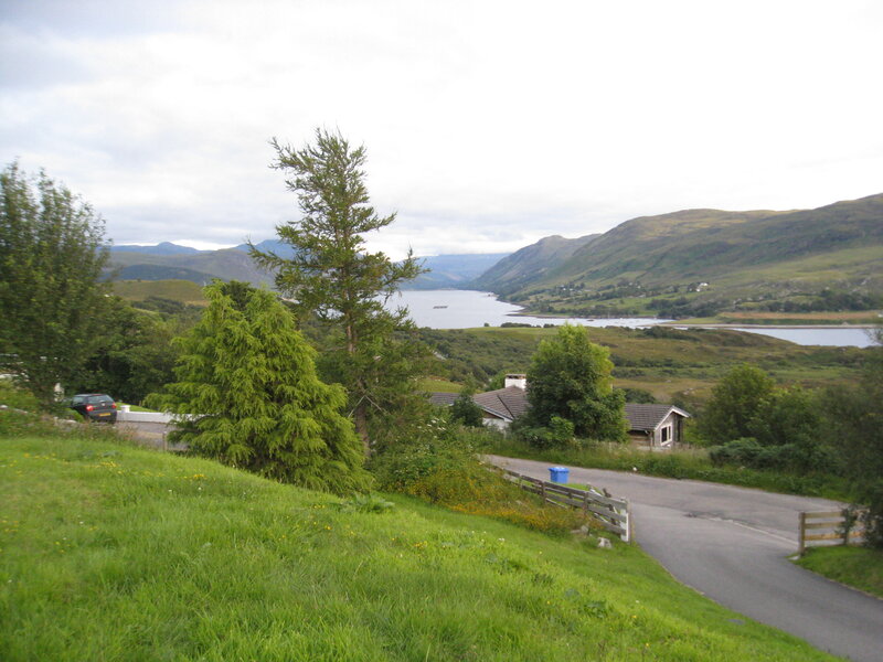 Road Near Lake and Hills