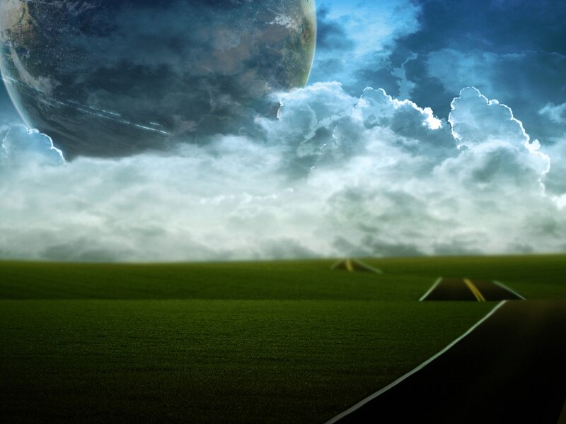 Road on Alien Planet — Green
