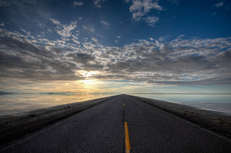 Road on Salt Flat