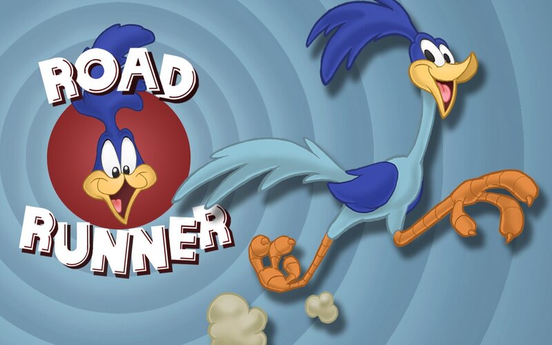 Road Runner Character — Blue