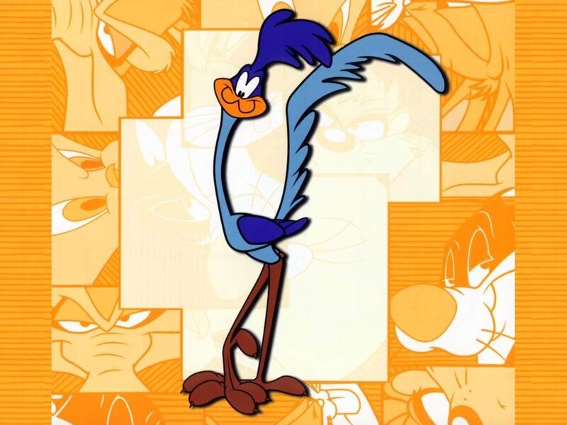 Road Runner Character — Yellow
