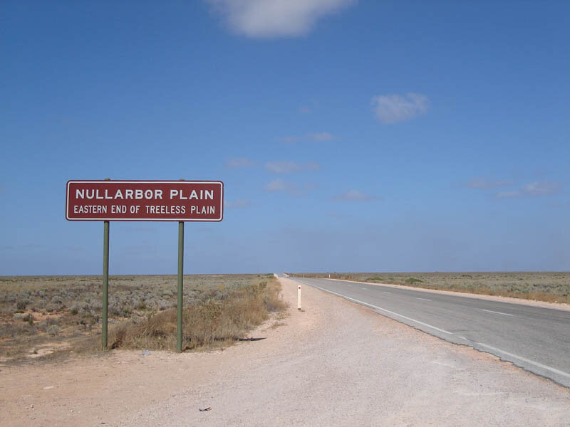 Road Sign in Desert