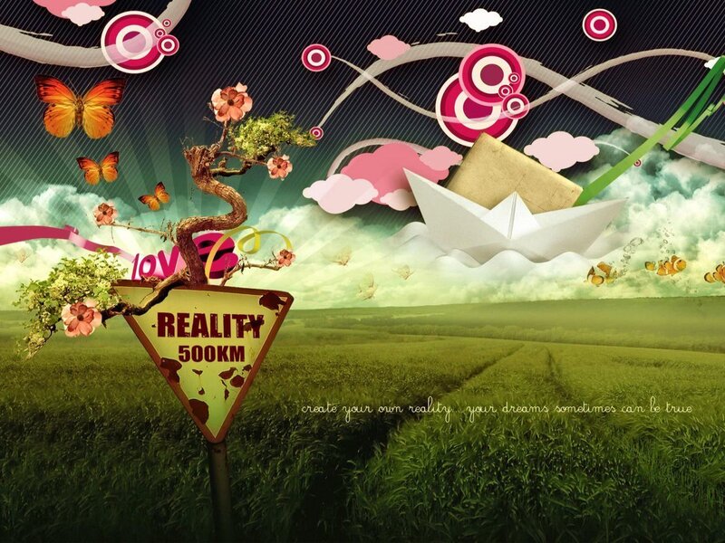Road Sign in Field