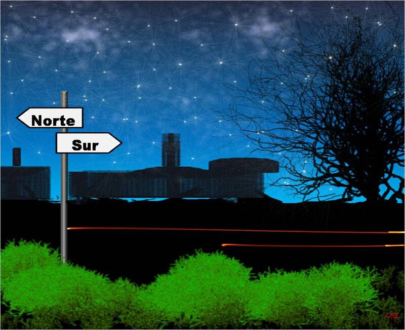 Road Signs at Night