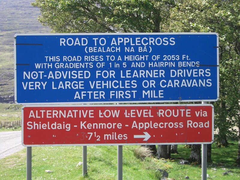 Road Signs on a Hill
