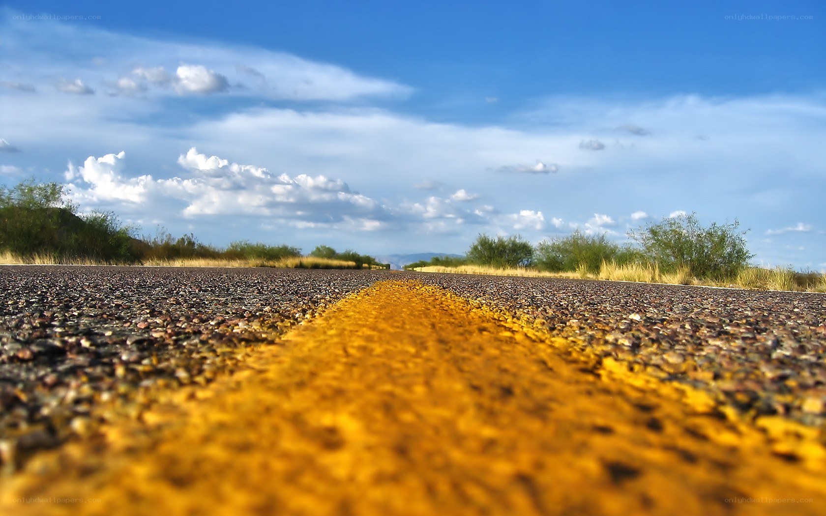 Road stretching into the distance