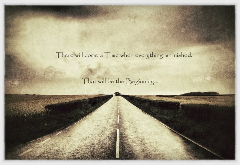 Road Stretching to Horizon — Brown