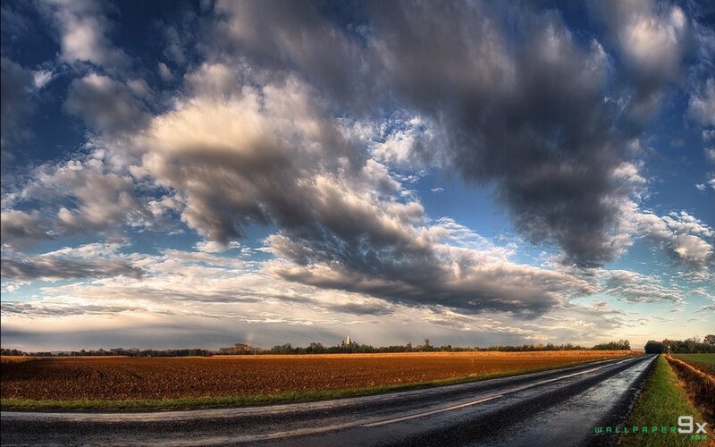 Road Through Farmland