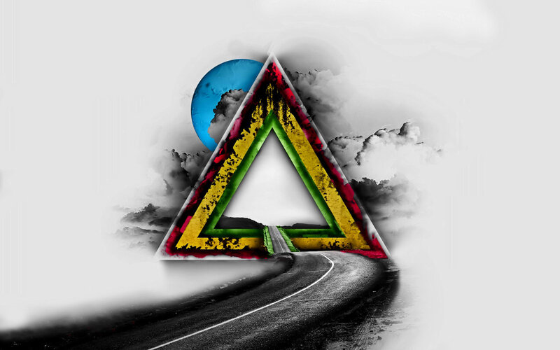 Road Through Triangle