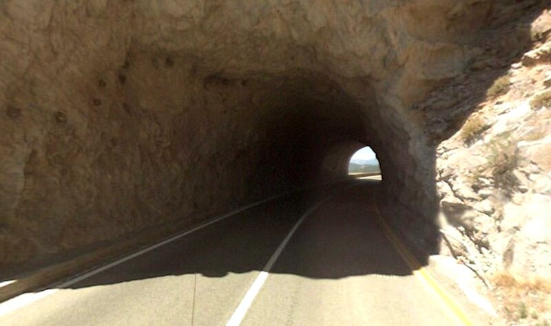 Road Through Tunnel