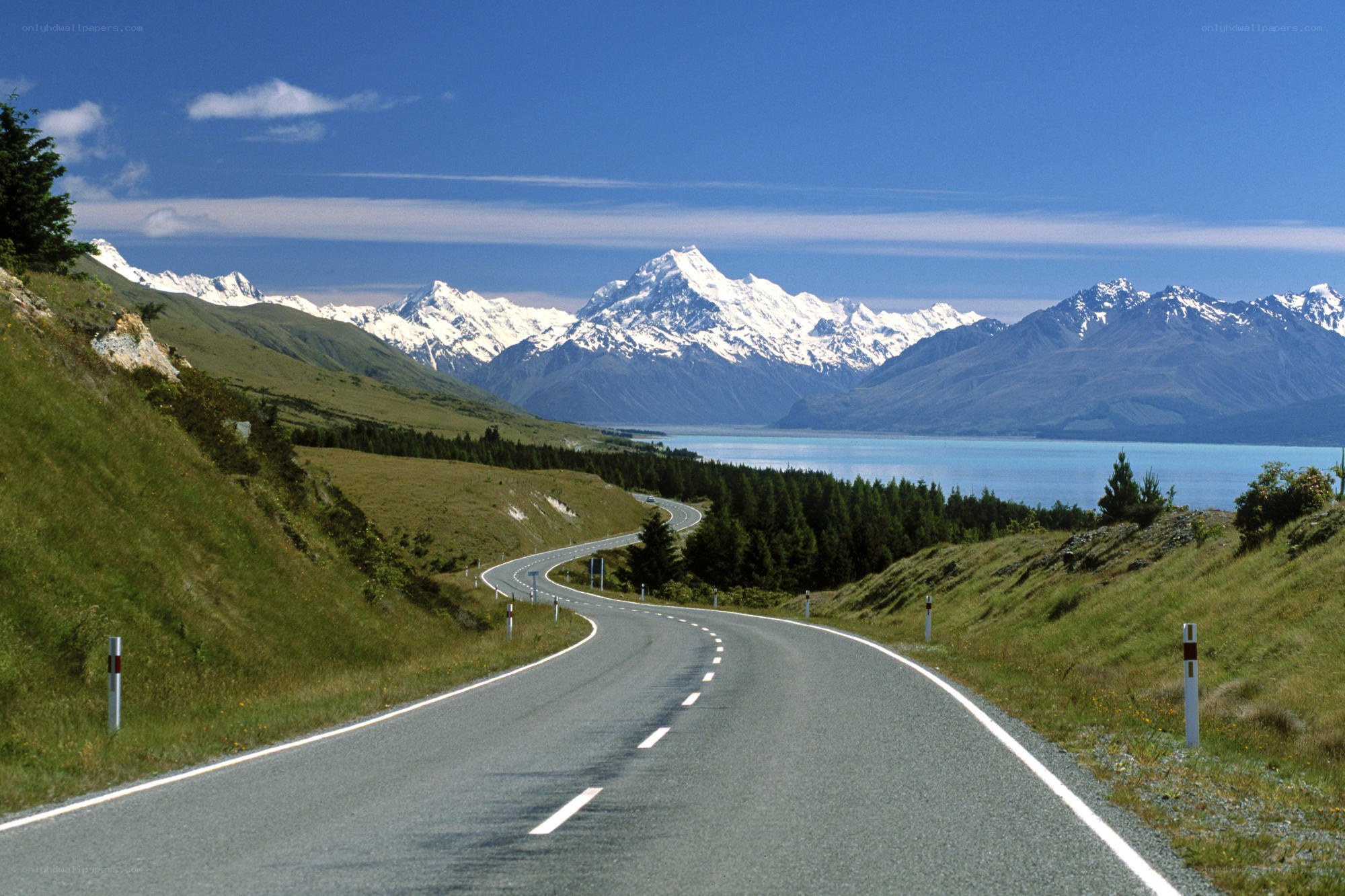 Road to Mount Cook