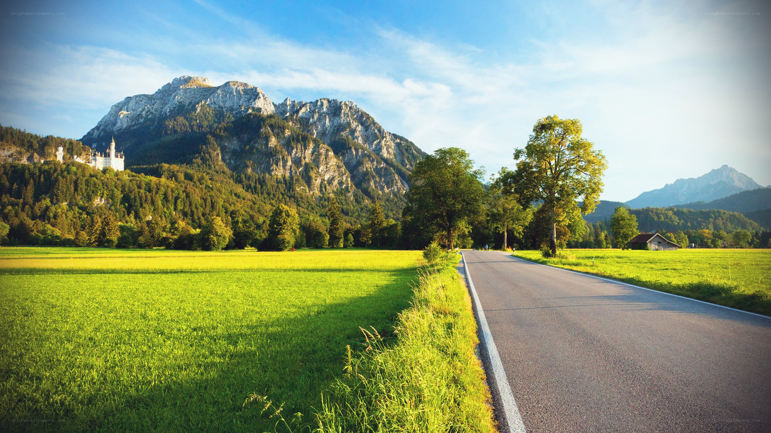 Road to Neuschwanstein Castle