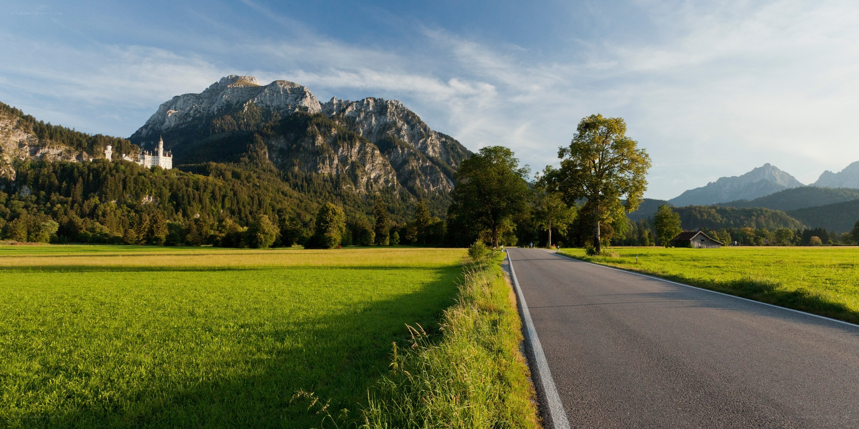 Road to Neuschwanstein Castle