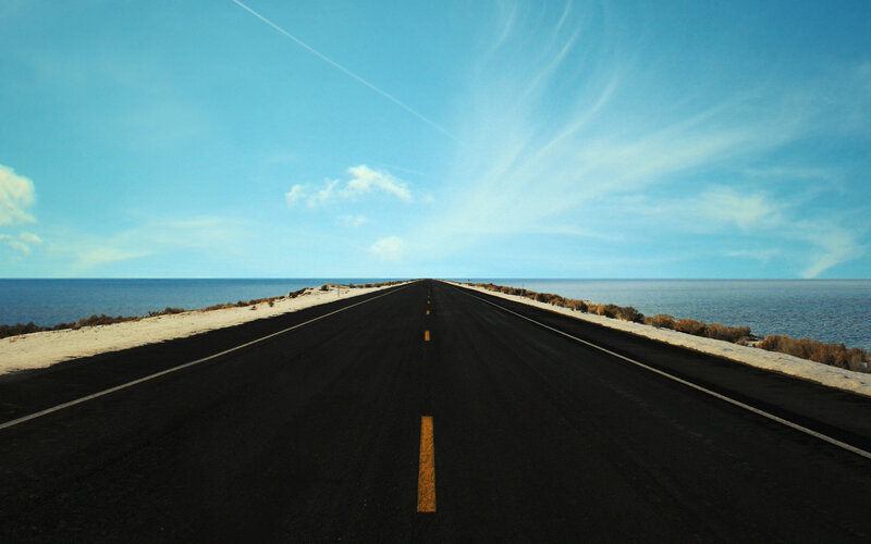 Road to the horizon