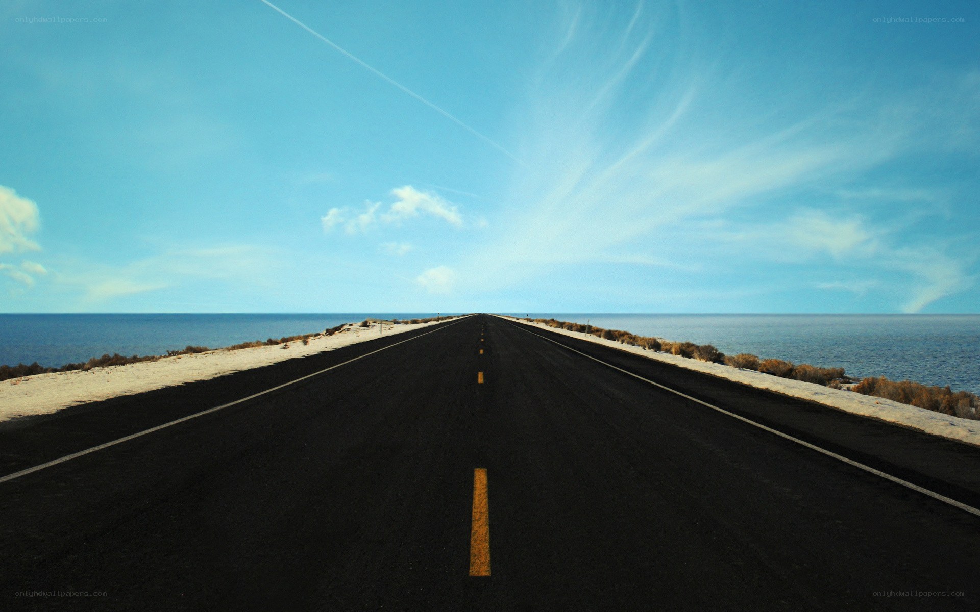 Road to the horizon