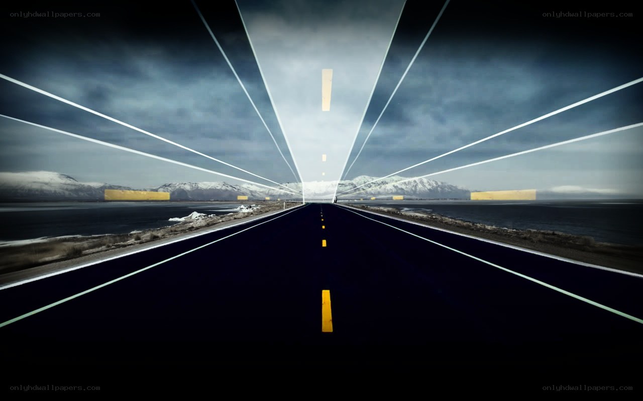 Road to the horizon