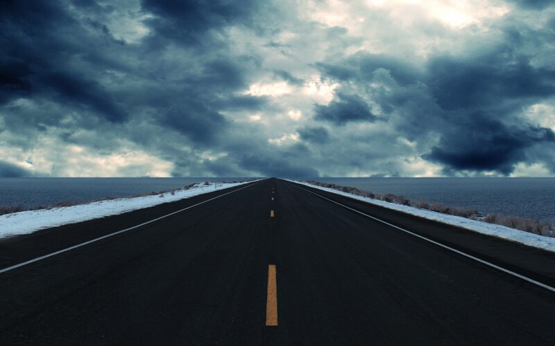 Road to the horizon