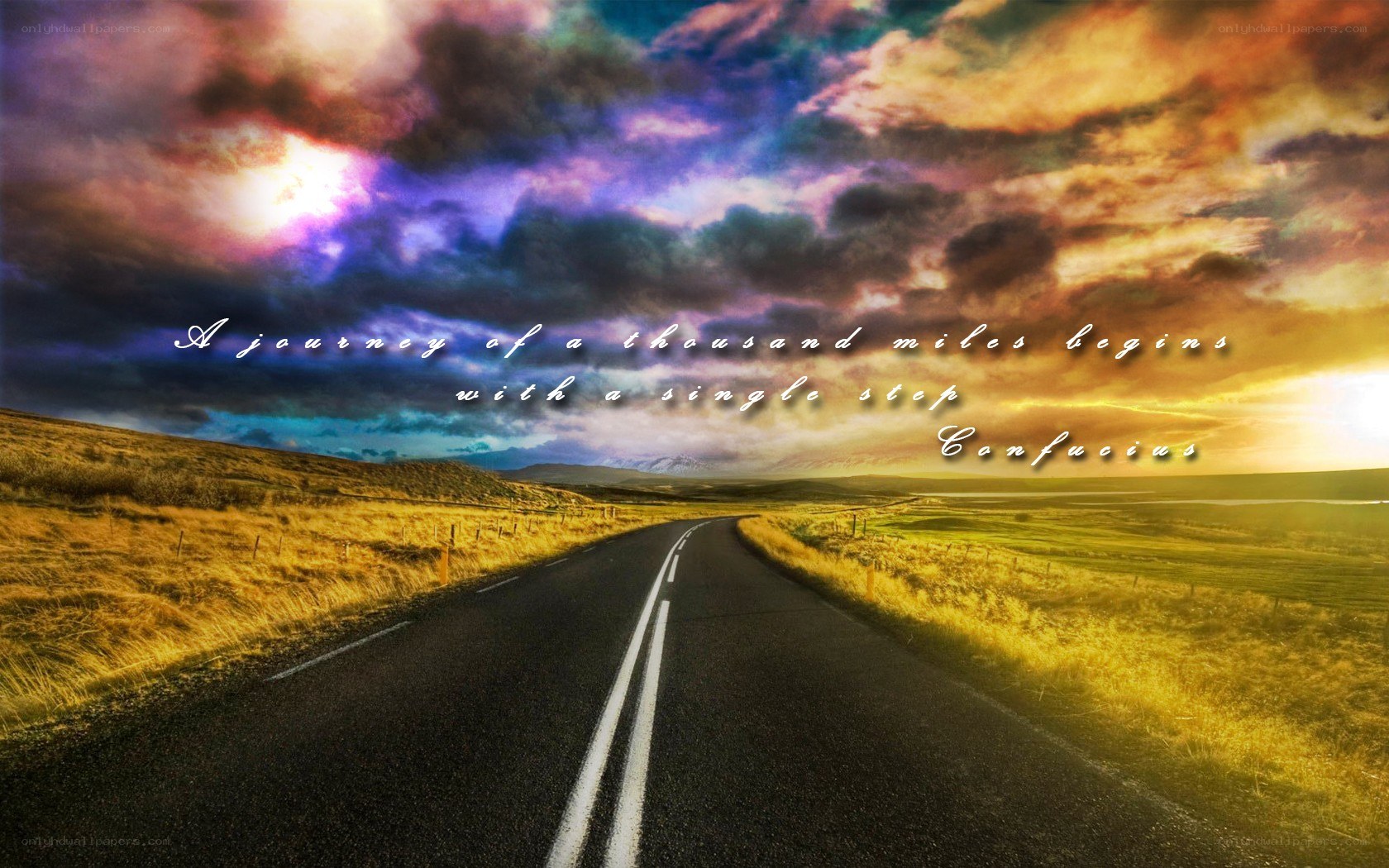 Road to the horizon