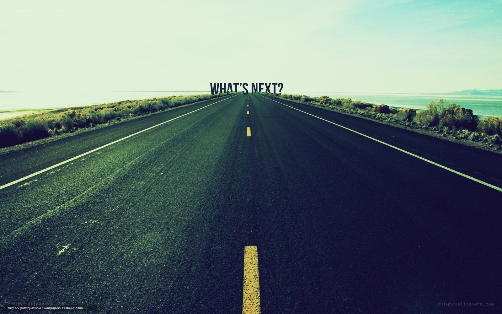 Road to the horizon