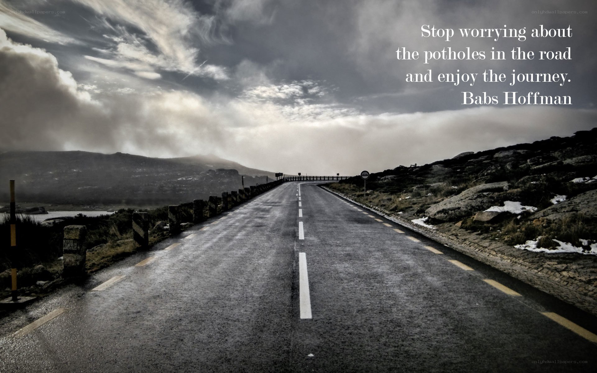 Road to the horizon