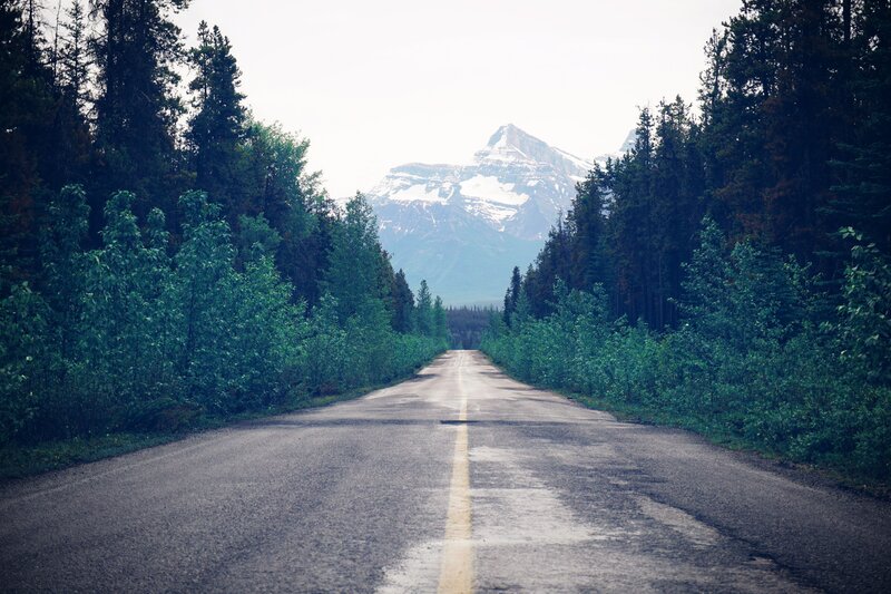 Road to the mountains