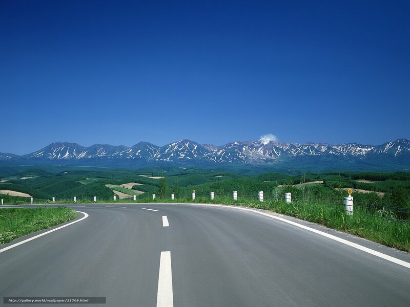 Road to the mountains