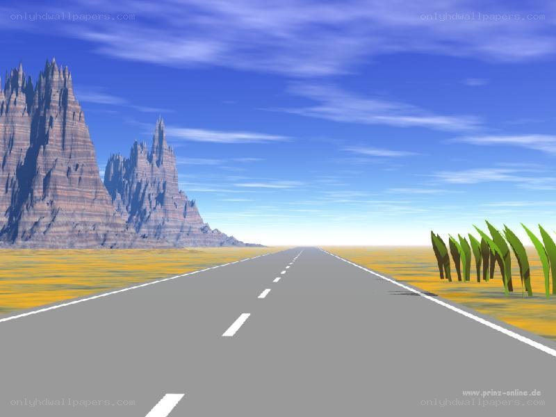Road to the mountains