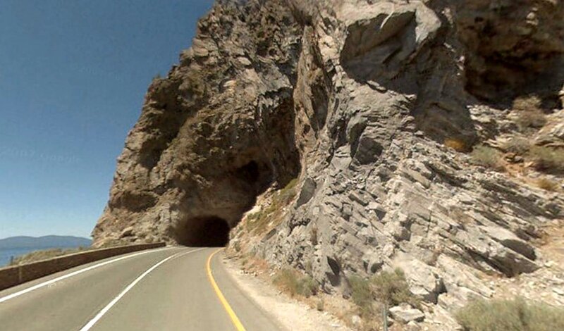 Road Tunnel in Rock