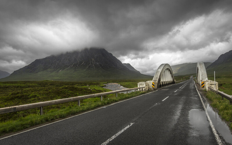 Road with Arched Bridges
