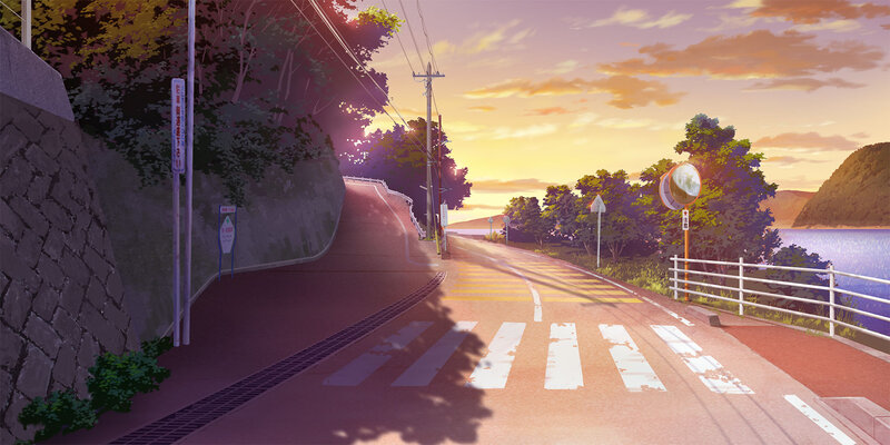 Road with Crosswalk