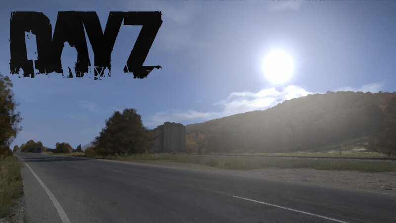 Road with Silo and Hills