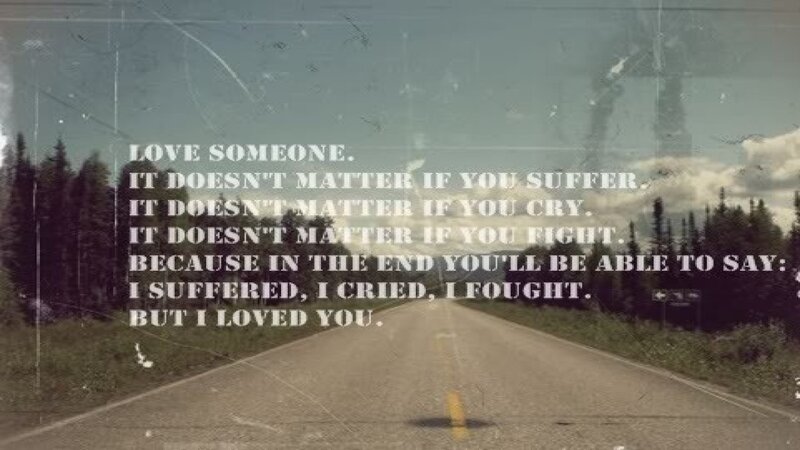 Road with Text Overlay