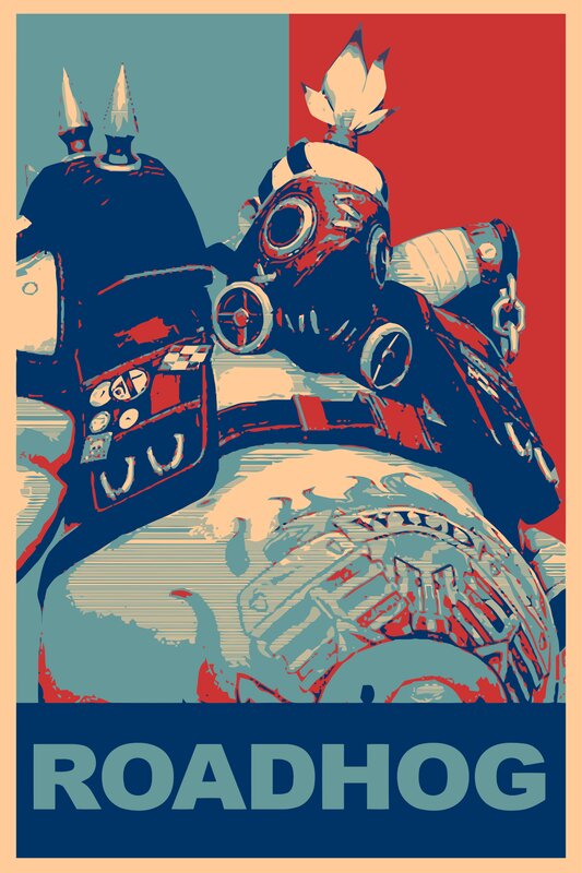 Roadhog Character — Red
