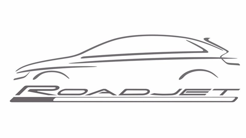 Roadjet car logo sketch