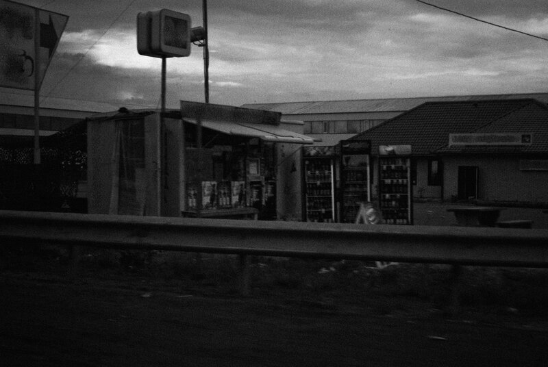 Roadside Kiosk at Dusk
