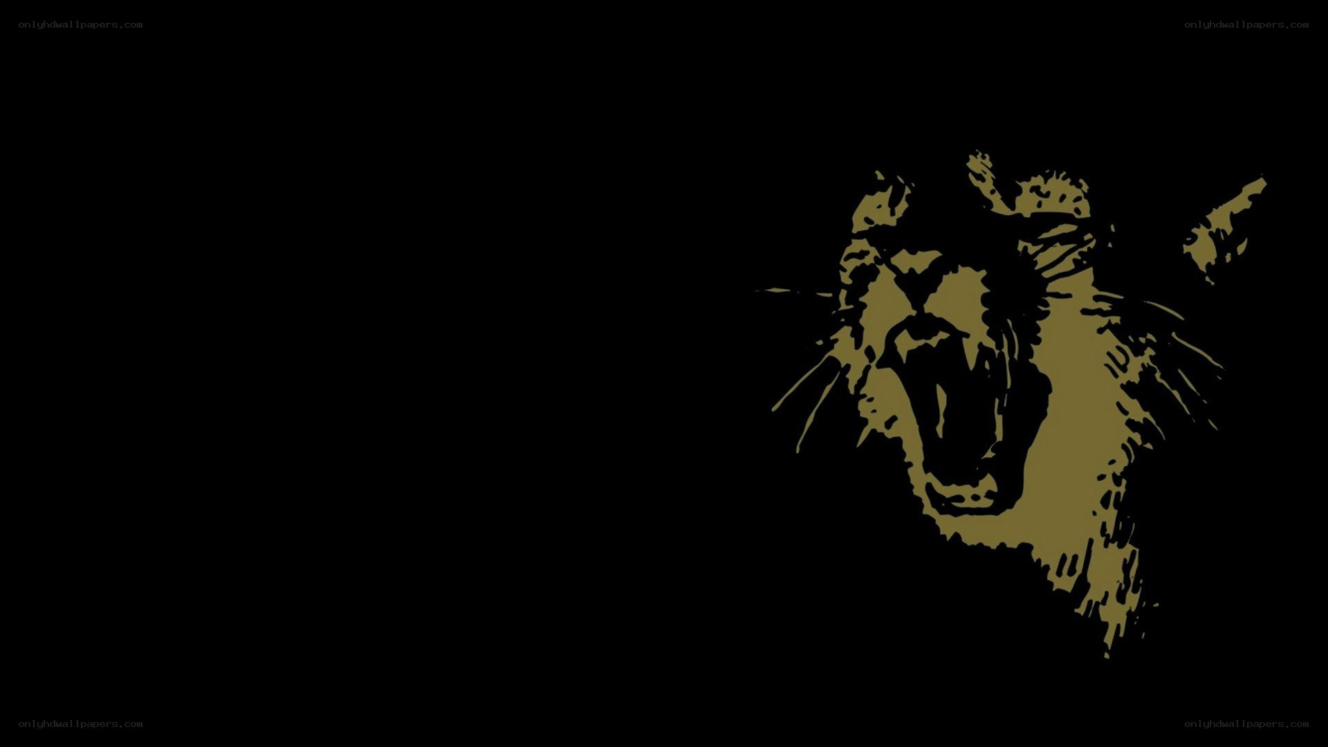 roaring lion head